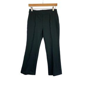 J.Crew Womens Black Bi-Stretch Wool-Blend Trousers Size 4